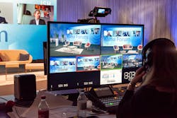 At the Climate Forum control booth for ISH 2021. At the Climate Forum control booth for ISH 2021.