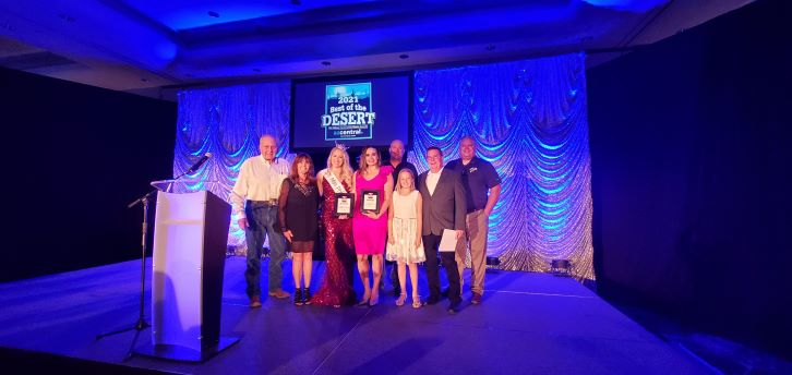 The Forrest Anderson team at the awards ceremony. Photo: Forrest Anderson.