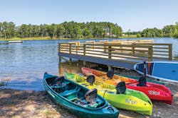 Pond at Camp Cole: “We know firsthand that the traditional summer camp experience provides so much more than laughter and joy,” says Camp Cole executive director Kelsey Carter. “It offers characteristics, life skills, and long-lasting friendships. We needed to provide this type of experience and connectivity” Pond at Camp Cole: “We know firsthand that the traditional summer camp experience provides so much more than laughter and joy,” says Camp Cole executive director Kelsey Carter. “It offers characteristics, life skills, and long-lasting friendships. We needed to provide this type of experience and connectivity”