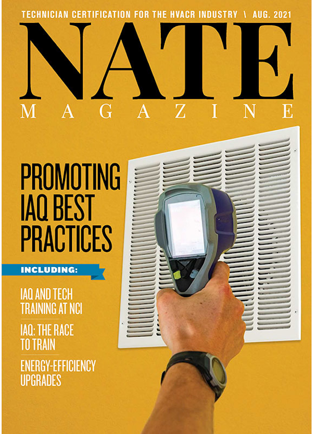 The NATE Magazine August 2021 Issue cover image