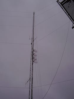 A FlexNet antenna. An array of these will eventually allow the entire AMI system to collect and share data.