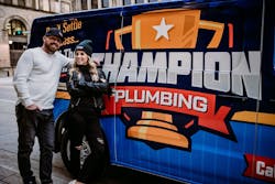 Champion Plumbing, Edmond, OK, combine high impact graphic design with compelling personal narrative to build their brand. Champion Plumbing, Edmond, OK, combine high impact graphic design with compelling personal narrative to build their brand.