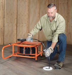 Drain cleaning is a recession-proof service. New flexible shaft machines such as the Flexi-Rooter spin within a sheath, allowing contractors to handle the cable more easily. Drain cleaning is a recession-proof service. New flexible shaft machines such as the Flexi-Rooter spin within a sheath, allowing contractors to handle the cable more easily.