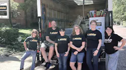 Members of the Sonnhalter team participating in the annual tool drive.