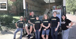 Members of the Sonnhalter team participating in the annual tool drive. Members of the Sonnhalter team participating in the annual tool drive.