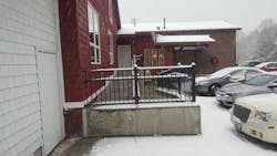 A snowy day in Rhode Island, with the system operating perfectly. A snowy day in Rhode Island, with the system operating perfectly.