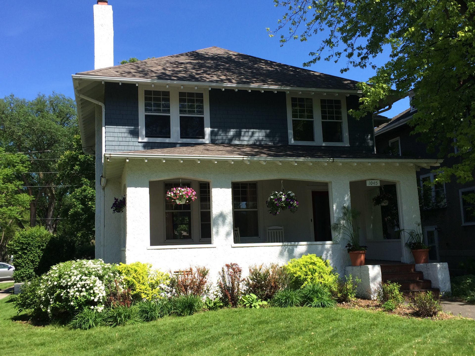 The Bartholomay-Berreth residence, a 2,700-square-foot, two-story Craftsman home built in 1914.