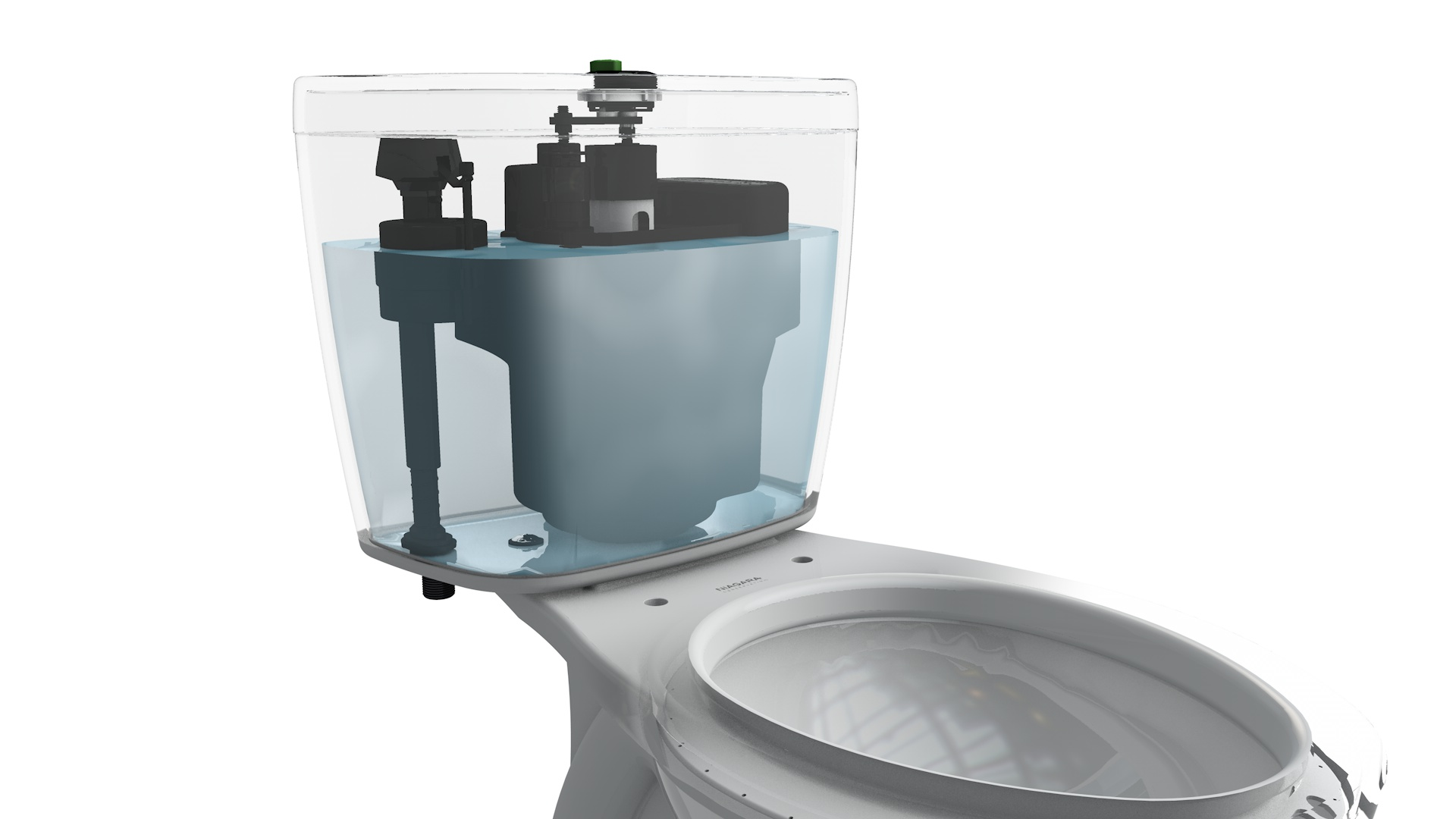 A cutaway showing the company's Stealth Technology.