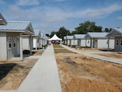 The House of Hope Village should be completed sometime in December of 2021.