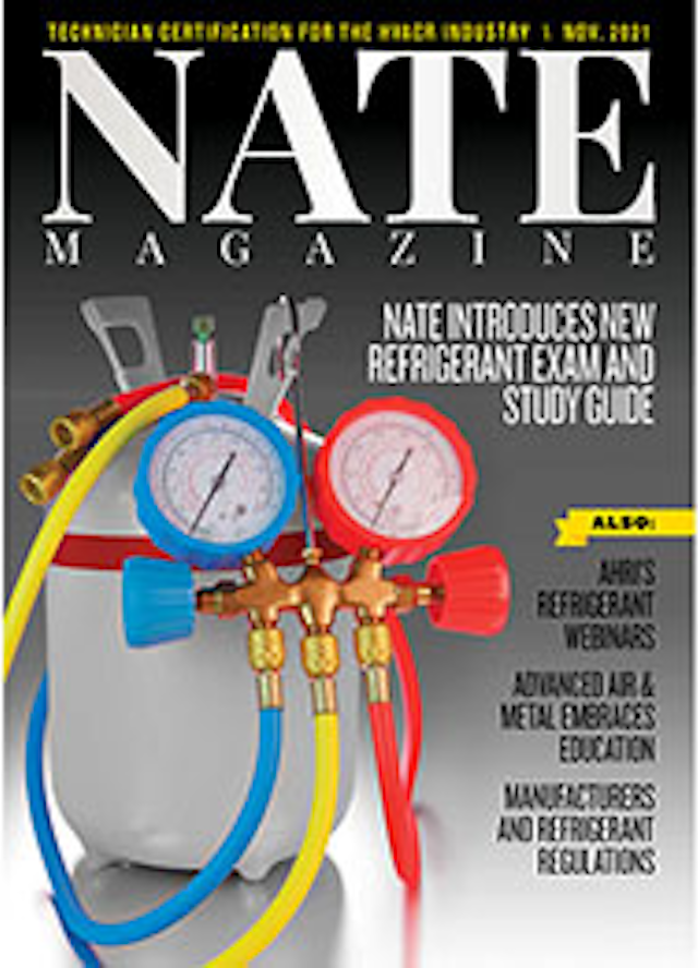 The NATE Magazine November 2021 Issue cover image