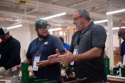 A trainee at one of the 11 new, interactive, high-tech laboratories. A trainee at one of the 11 new, interactive, high-tech laboratories.