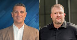 Andrew Schwarze (left) and Travis Bradley. Andrew Schwarze (left) and Travis Bradley.