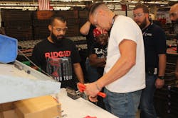 Experience winners during the World Headquarters tour. Experience winners during the World Headquarters tour.