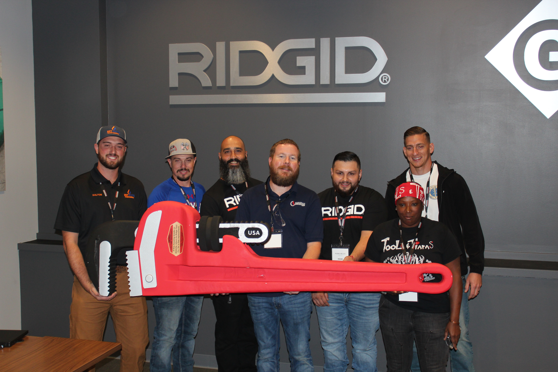Winners of the 2021 RIDGID Experience.