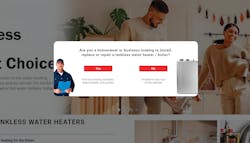 Visitors to Noritz.com will be offered immediate assistance in obtaining a quote, finding reviews or locating a nearby Noritz water heater installer. Visitors to Noritz.com will be offered immediate assistance in obtaining a quote, finding reviews or locating a nearby Noritz water heater installer.