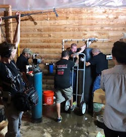 The recent Oatey-sponsored Miracle Mechanical project provided much-needed help to Cindy Koehler, a U.S. Air Force veteran who has battled multiple sclerosis (MS) and debilitating physical challenges for the past three decades. The recent Oatey-sponsored Miracle Mechanical project provided much-needed help to Cindy Koehler, a U.S. Air Force veteran who has battled multiple sclerosis (MS) and debilitating physical challenges for the past three decades.