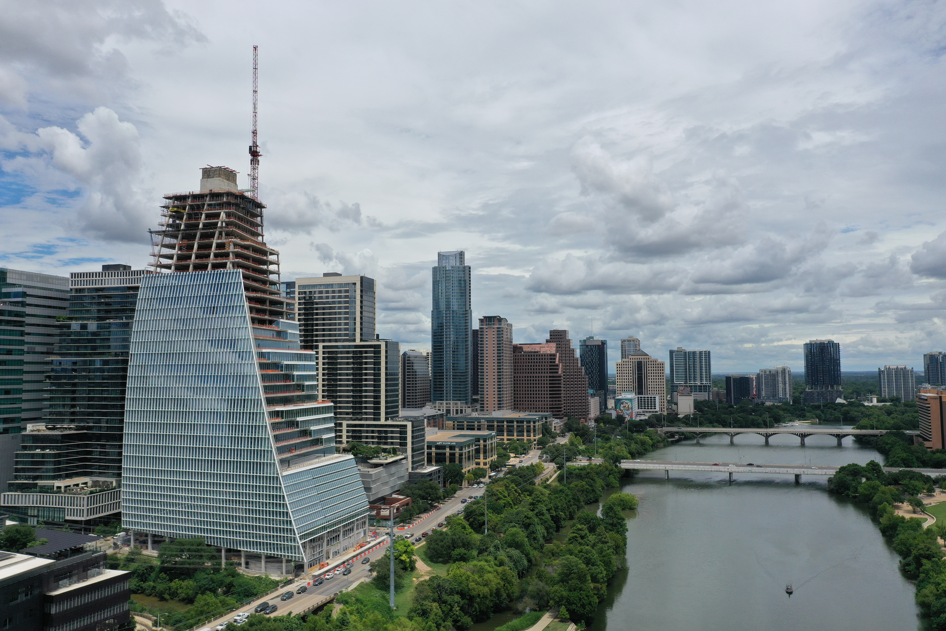 Block 185, still under construction, is attempting to achieve a LEED Gold Rating under LEED v4 for BD+C: Core and Shell.