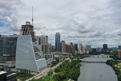 Block 185, still under construction, is attempting to achieve a LEED Gold Rating under LEED v4 for BD+C: Core and Shell. Block 185, still under construction, is attempting to achieve a LEED Gold Rating under LEED v4 for BD+C: Core and Shell.