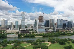 Block 185 makes a dramatic addition to the Austin, TX, skyline. Block 185 makes a dramatic addition to the Austin, TX, skyline.