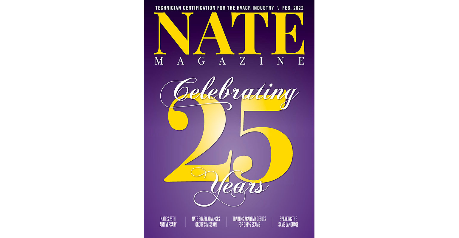 The NATE Magazine February 2022 Issue cover image