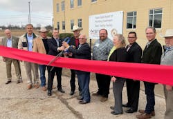 25 January 2022 Waco state plumbing testing facility ribbon cutting. 25 January 2022 Waco state plumbing testing facility ribbon cutting.