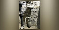 A Heat Generator -- with a quantity of mercury stored in its base. A Heat Generator -- with a quantity of mercury stored in its base.