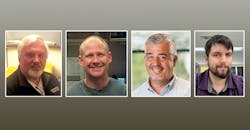 From left to right, John Polette, Jason Stoesz, Mark Dressel and Sam Bender. From left to right, John Polette, Jason Stoesz, Mark Dressel and Sam Bender.