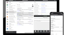 The MobileTech dashboard.