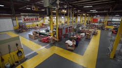 E. M. Duggan has two prefab shops that span more than 120,000 sq. ft. E. M. Duggan has two prefab shops that span more than 120,000 sq. ft.