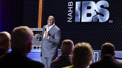 NBA legend Magic Johnson delivers the keynote speech at the 2022 International Builders' Show. NBA legend Magic Johnson delivers the keynote speech at the 2022 International Builders' Show.