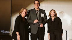 Malco president and CEO Rich Benninghoff, middle, with Sara Ausman, Twin Cities regional president for Alerus, left, and Twin Cities Business Magazine editor Ali Kaplan, right. Malco president and CEO Rich Benninghoff, middle, with Sara Ausman, Twin Cities regional president for Alerus, left, and Twin Cities Business Magazine editor Ali Kaplan, right.