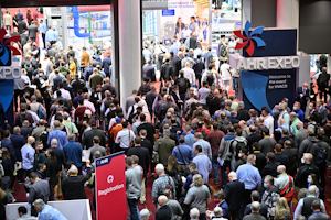 Crowds on the first day of AHR Expo 2022 in Las Vegas.