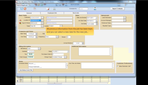 The job linking feature in Scheduling Manager Gemini.