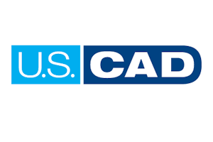 Uscad Logo White Tag 396x121v2