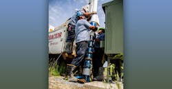 A permanent magnet motor well pump replacement. A permanent magnet motor well pump replacement.