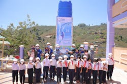 Xylem and Planet Water deliver water tower to Vietnam community. Xylem and Planet Water deliver water tower to Vietnam community.