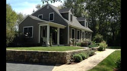 An exterior shot of the house. An exterior shot of the house.
