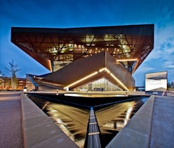 Exterior shot of the Irving Convention Center. Exterior shot of the Irving Convention Center.