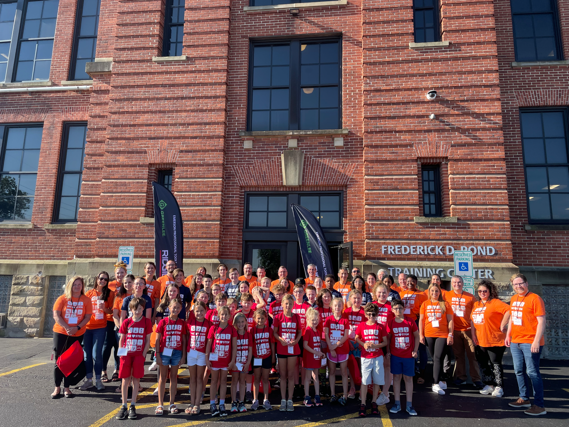 Students participating in RIDGID's second annual &ldquo;We Love STEM Day.&rdquo;