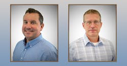 Matt Murray (left) and Mike Smith. Matt Murray (left) and Mike Smith.