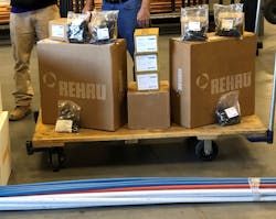 Apprentices will use REHAU’s pipe and fittings throughout their five years of education at Local 562. Apprentices will use REHAU’s pipe and fittings throughout their five years of education at Local 562.