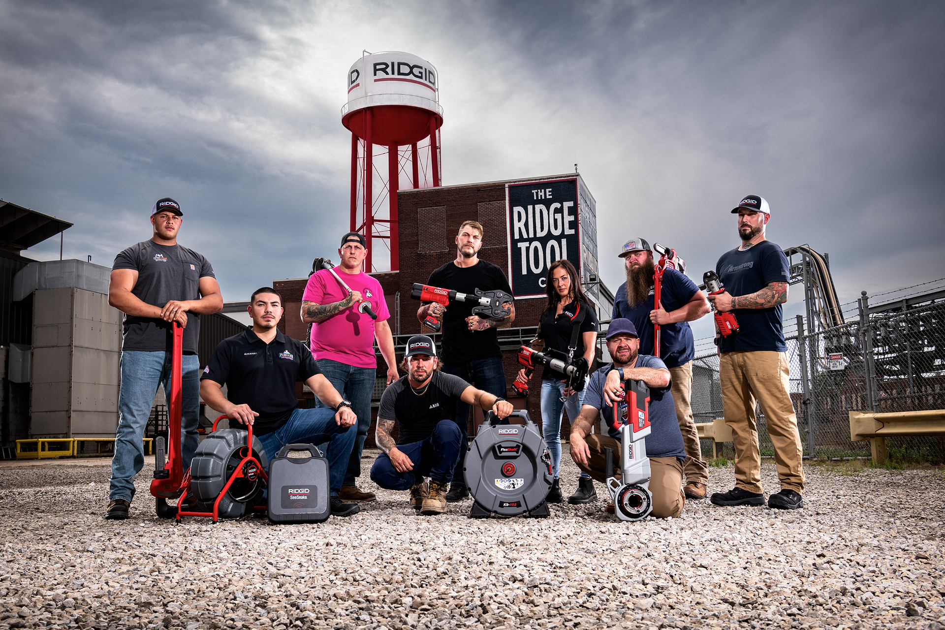 RIDGID Experience Winners (left to right):Tyler Dale &ndash; Seaside, California; Armando Ramos &ndash; Phoenix, Arizona; John Snyder &ndash; Blue Bell, Pennsylvania; Derek Newton &ndash; Kirland Lake, Ontario; Colton Henkowski &ndash; Denver, Colorado; Mary-Anne Bowcott &ndash; Sooke, British Columbia; George DeJesus &ndash; Stanhope, New Jersey; Alan Carlson &ndash; Wheaton, Illinois; and Christopher Armstrong &ndash; Ulster Park, New York.