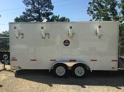 The first mobile boiler trailer developed by the University of Virginia features Weil-McLain Ultra boilers.