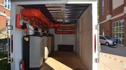 Weil-McLain Ultra boiler trailer at the University of Virginia.