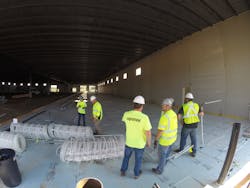 The Freeborn Mower Electric Cooperative in Albert Lea, Minn., was the first radiant heating project where Taylor Bestor and his Valor Mechanical crew used rollout PEX mats. The Freeborn Mower Electric Cooperative in Albert Lea, Minn., was the first radiant heating project where Taylor Bestor and his Valor Mechanical crew used rollout PEX mats.