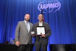 Shabbir Rawalpindiwala, Kohler Co. (retired) manager of Codes and Standards receives the President's Green Oval Award. Shabbir Rawalpindiwala, Kohler Co. (retired) manager of Codes and Standards receives the President's Green Oval Award.