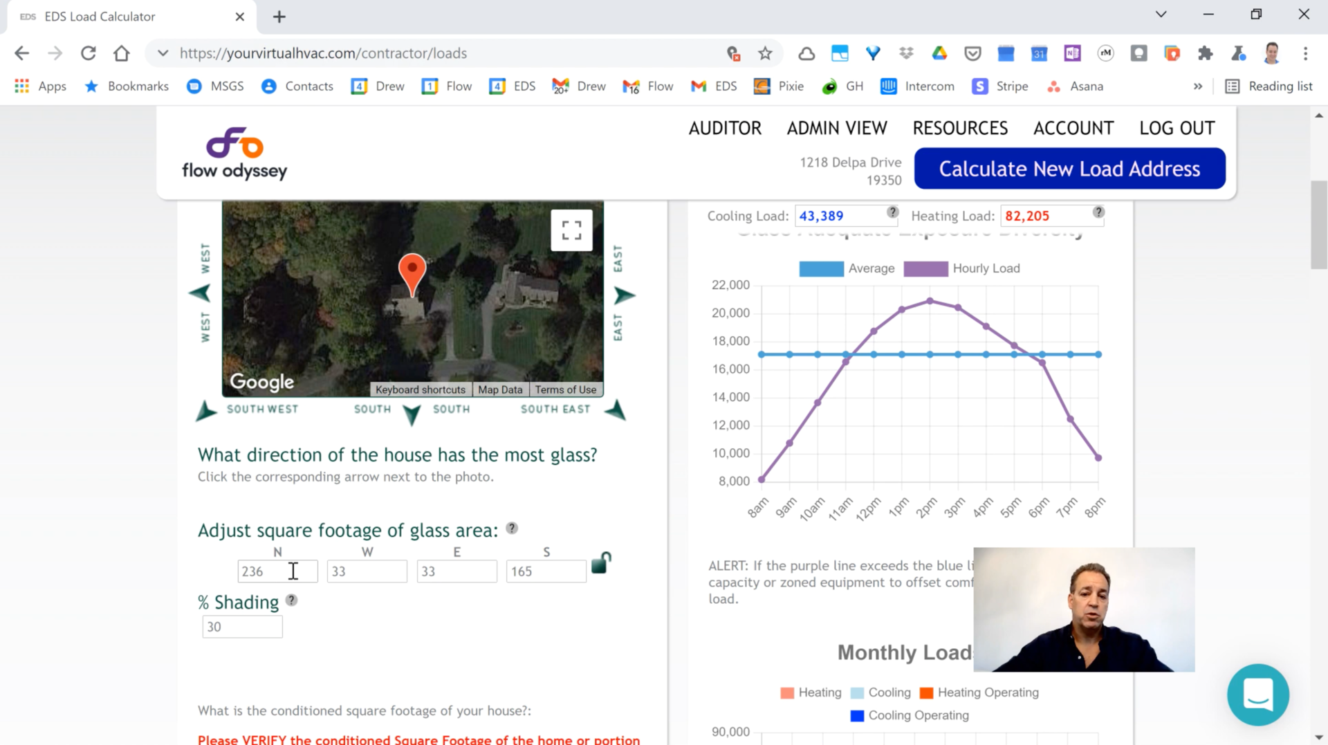 A screenshot from the EDS video demonstration.
