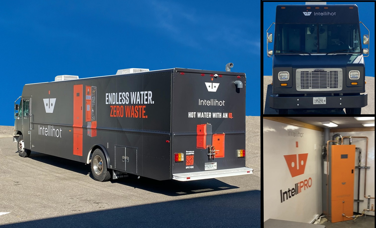 Exterior and interior views of the new Intellihot training vehicle.