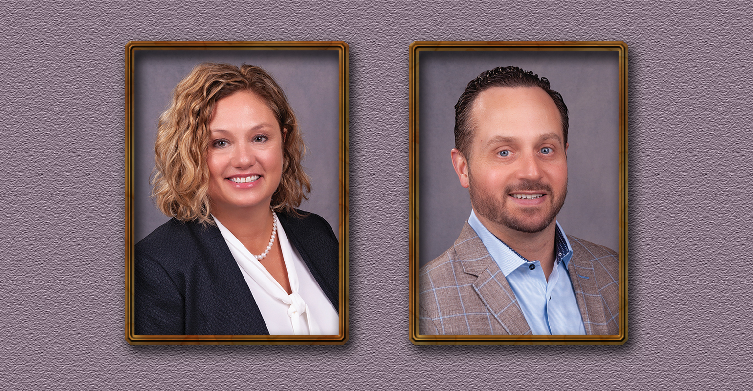 Michelle Newland and Brian DiVincenzo.