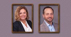 Michelle Newland and Brian DiVincenzo. Michelle Newland and Brian DiVincenzo.